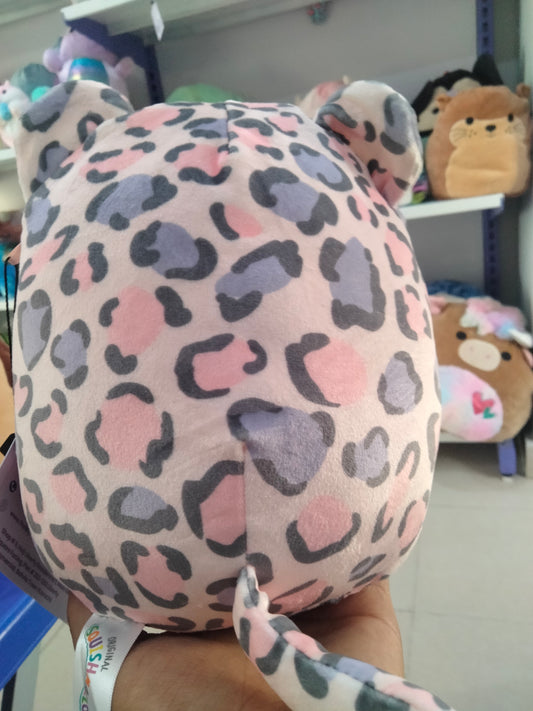 Squishmallows Dallas the Leopard plush toy.