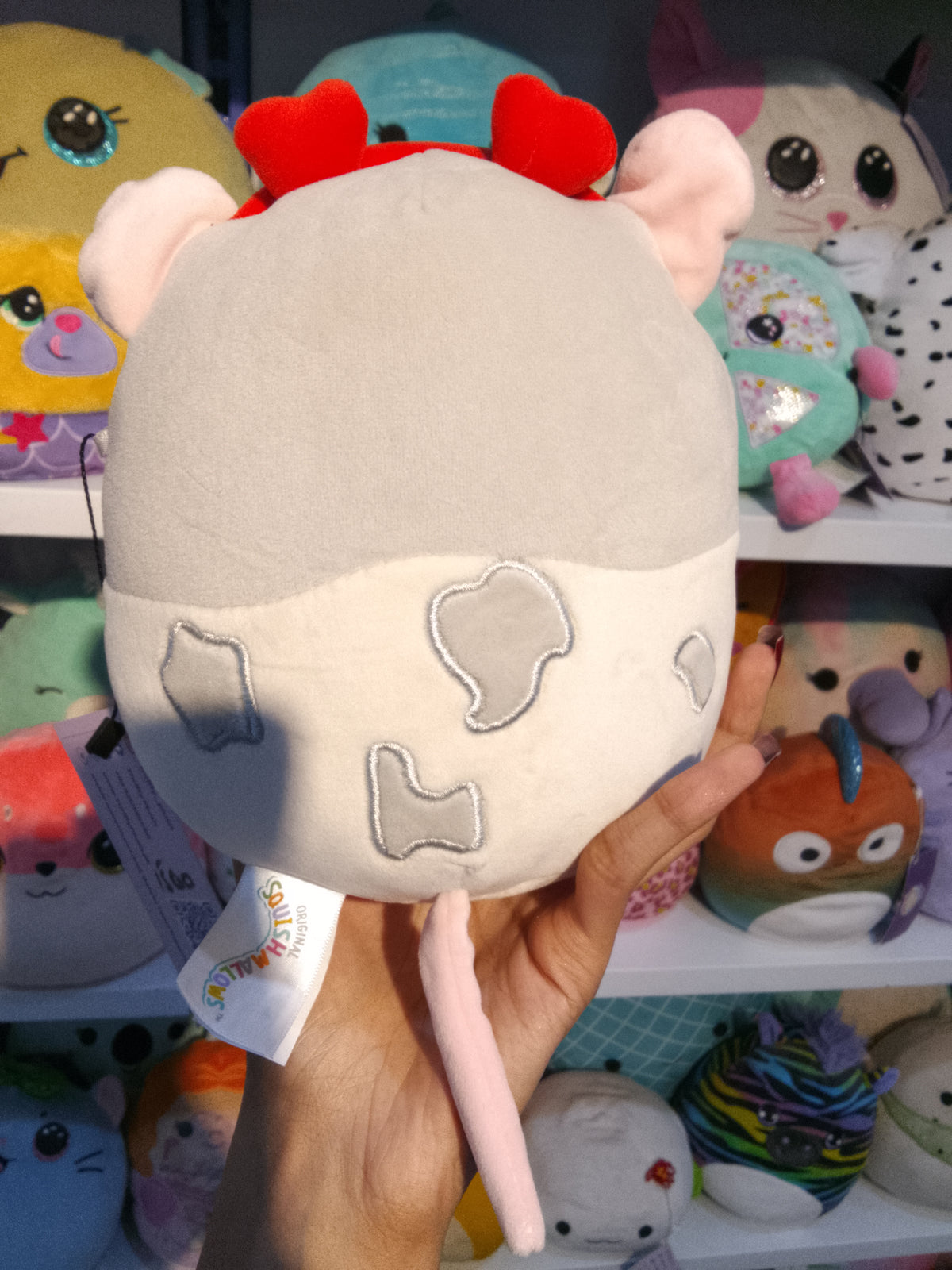 Rusty the Grey Rat Plush Toy