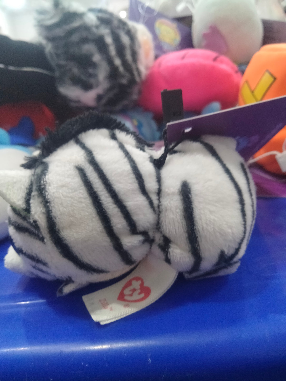 Teeny Tys Zilla Zebra plush toy