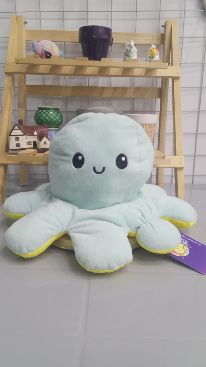 Reversible Octopus Plush Toy,