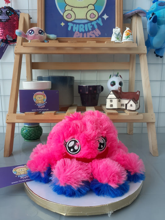 Plush Toy Version If Huggy Wuggy, A Character From The Horror Game "Poppy