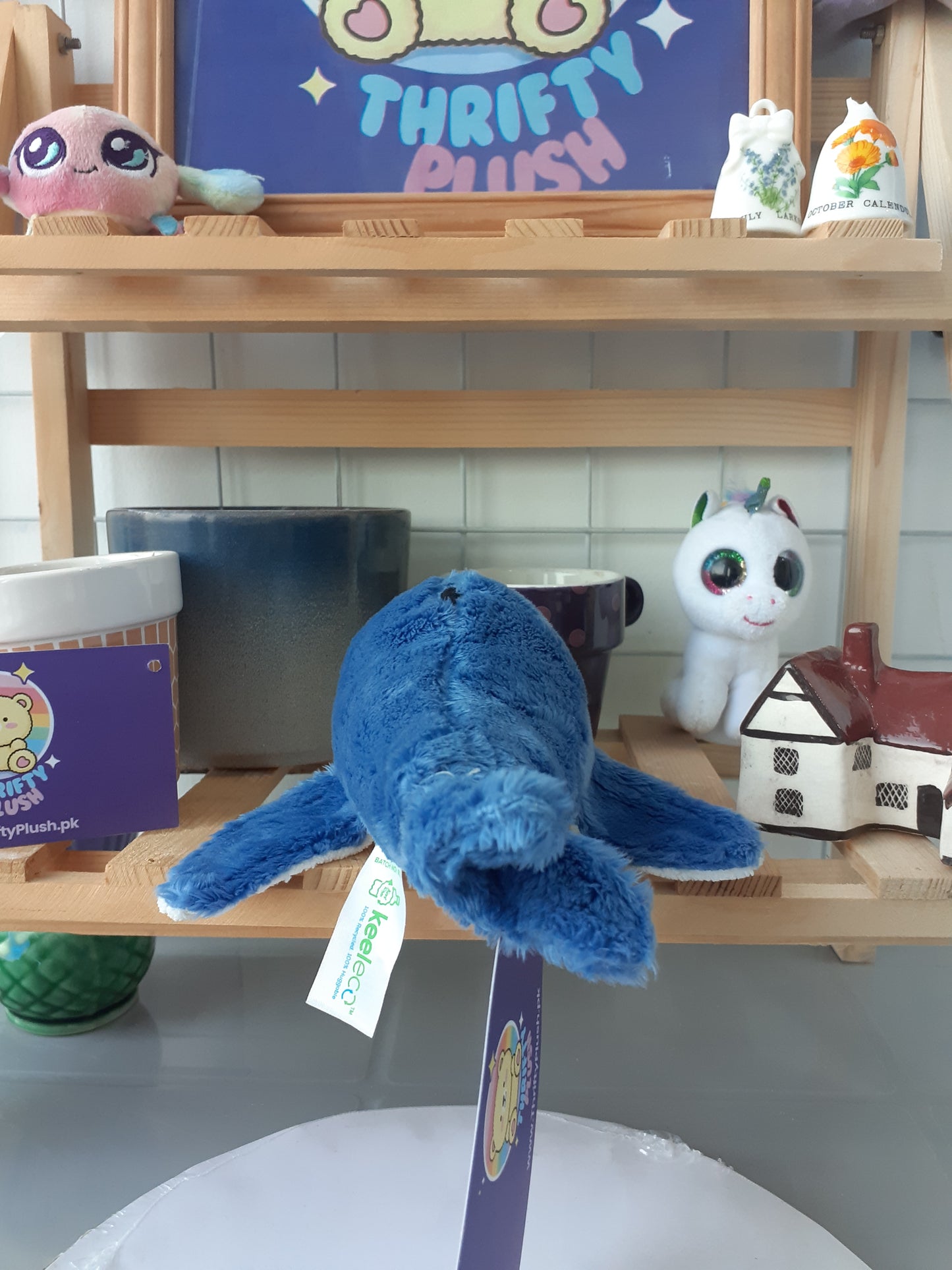 Les Ptipotos Whale Baby Plushie
