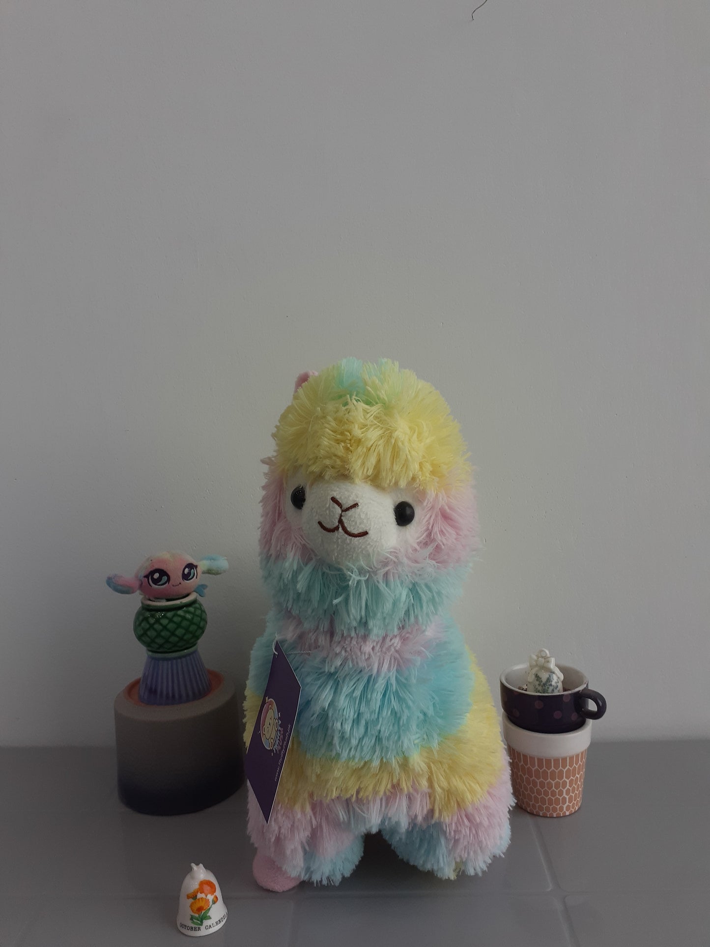 Amuse Rainbow Alpaca Plushie