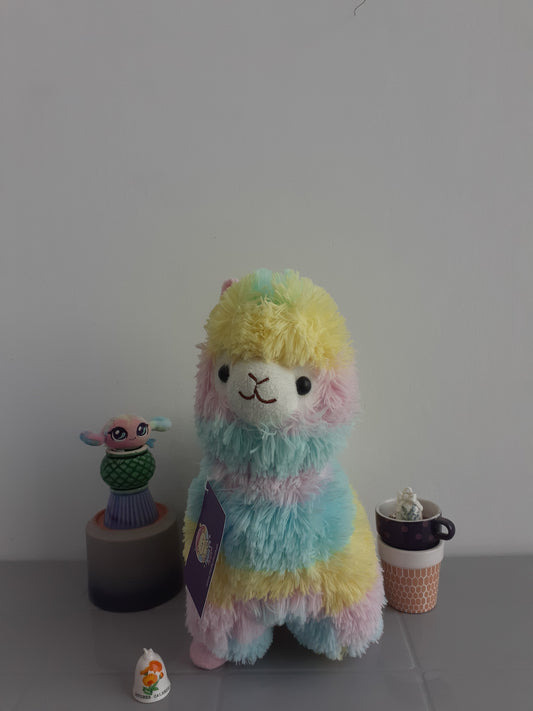 Amuse Rainbow Alpaca Plushie