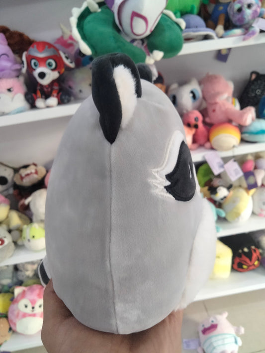 Raccoon plush toy.