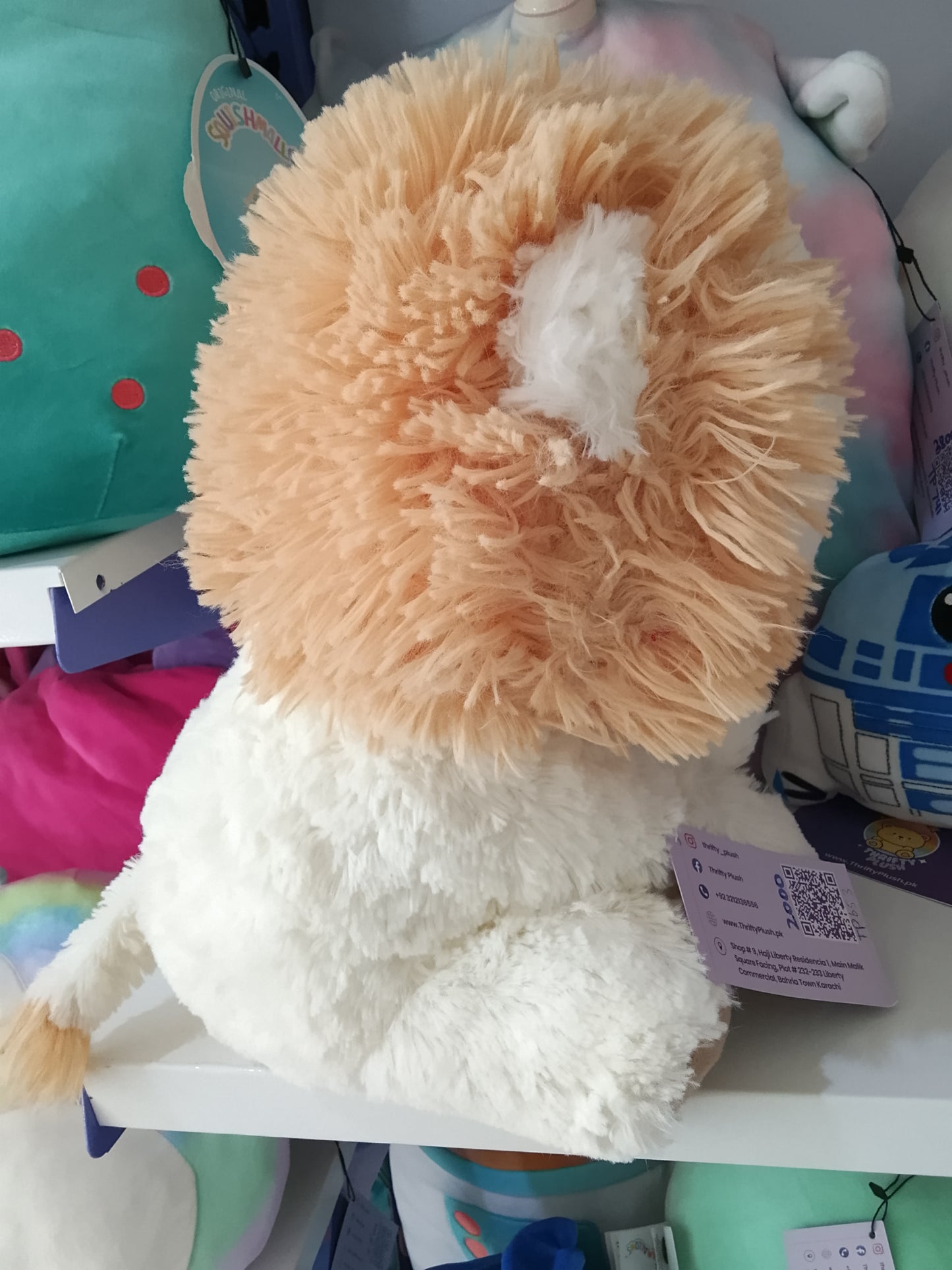 RZ Rachel Zoe Bloomin Baby Lion Plush toy.