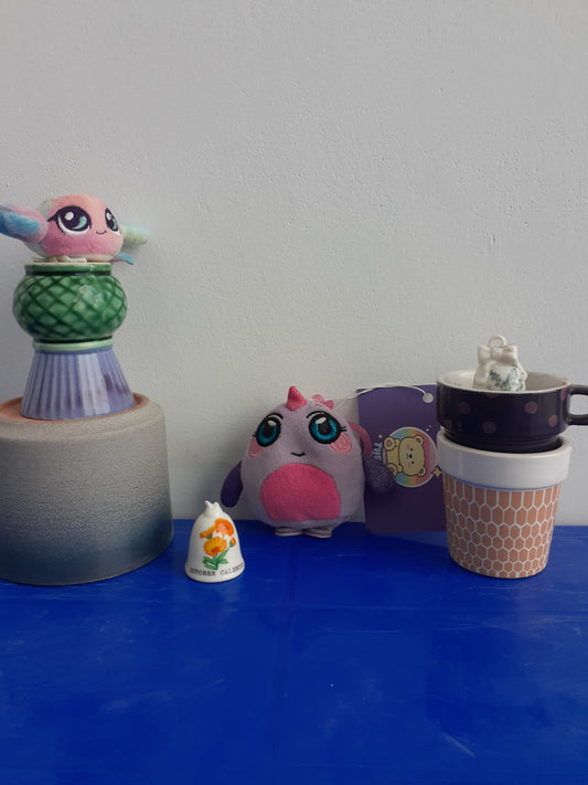 Cartoon Animal Mush Meez Owl Plushie