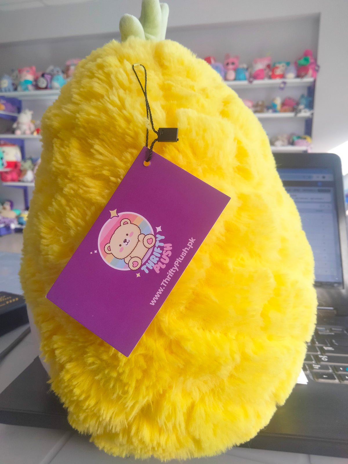 Squishmallows FuzzAMallows Maui the Pineapple plush toy,