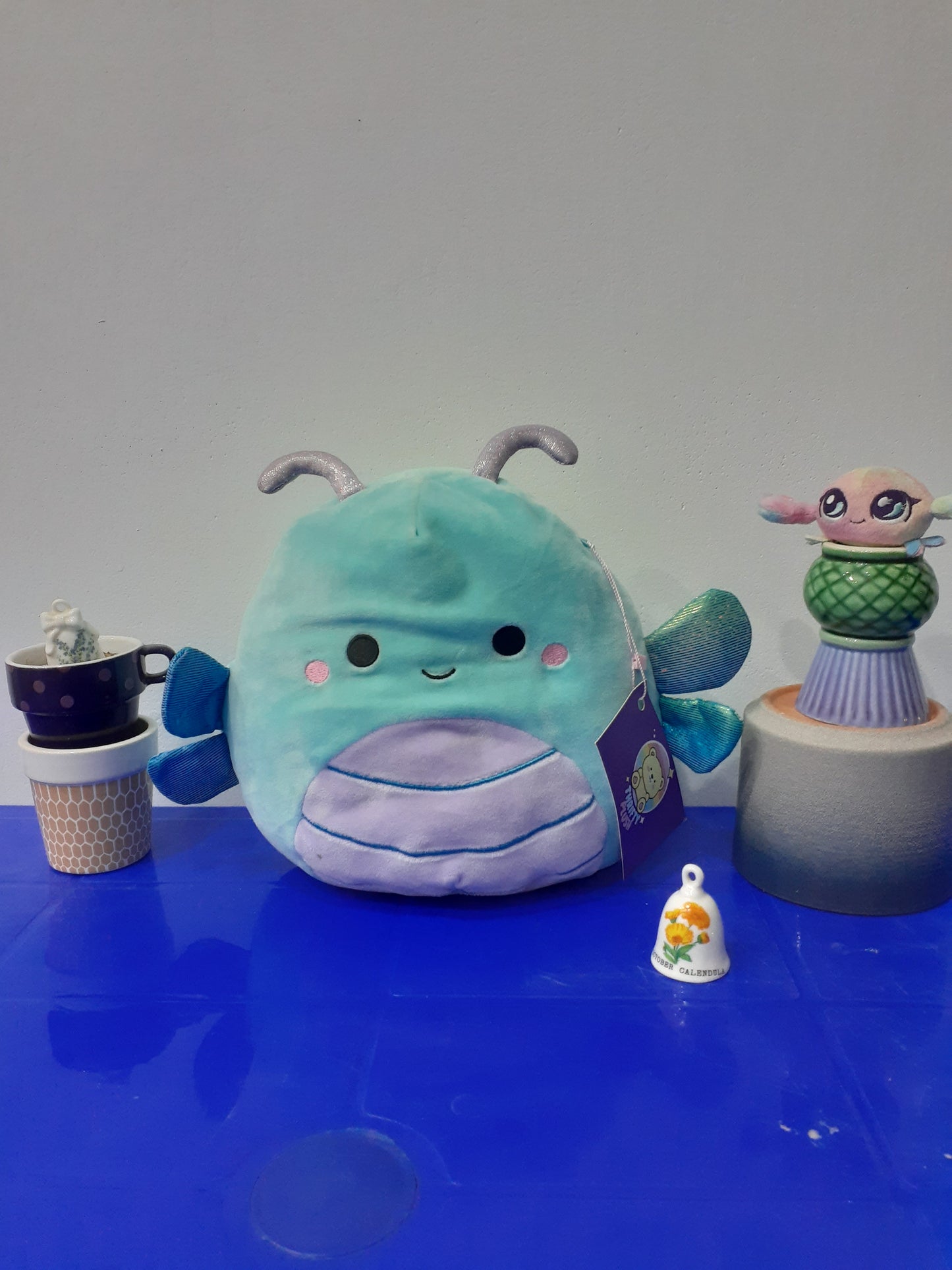 Squishmallow Plushie Named Heather The Dragonfly.