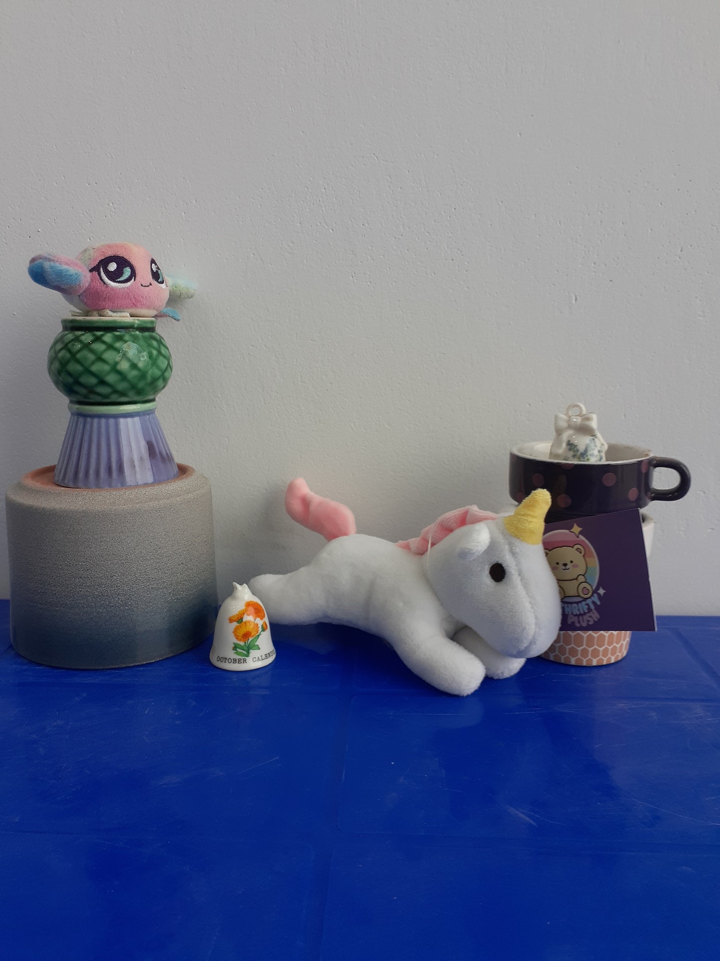 showcases a Ty Beanie Baby Plushie