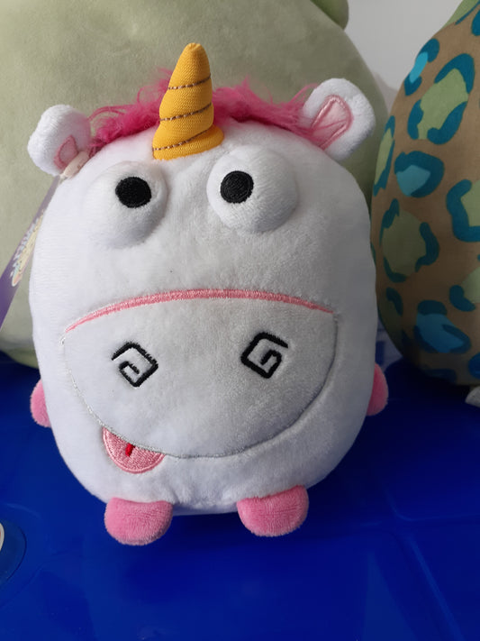 Minions Despicable Me Fluffy Unicorn Plush Toy