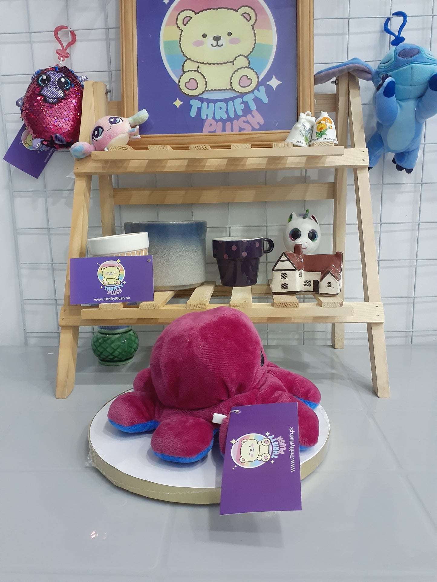 Reversible Octopus Plushie