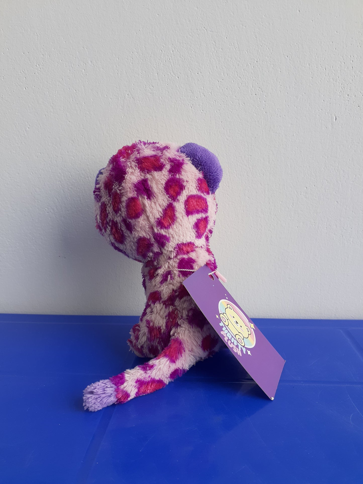 TY Beanie Boo Named Glamour, A Pink Leopard Plushie