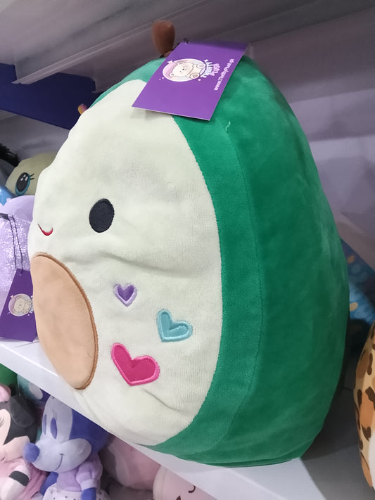 Squishmallows Austin the Avocado plush toy.