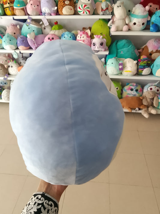 Squishmallows Helene the Sloth with a light blue color Plush toy.