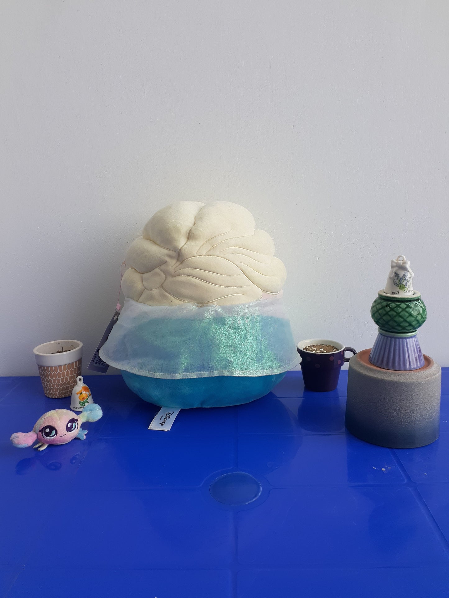 Squishmallow Plushie Of Elsa from Disney's Frozen.