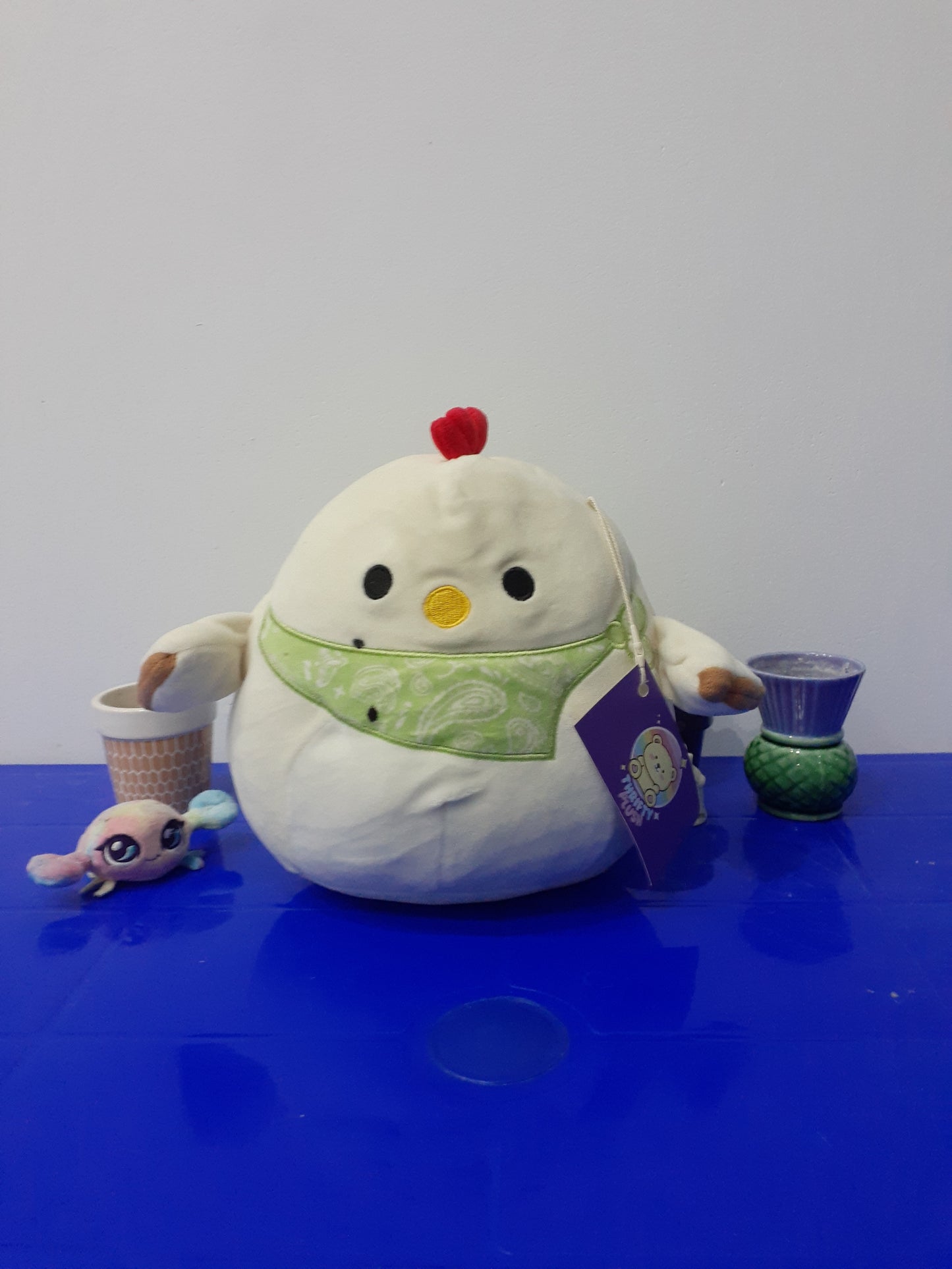 Squishmallow Named Todd The Chicken.