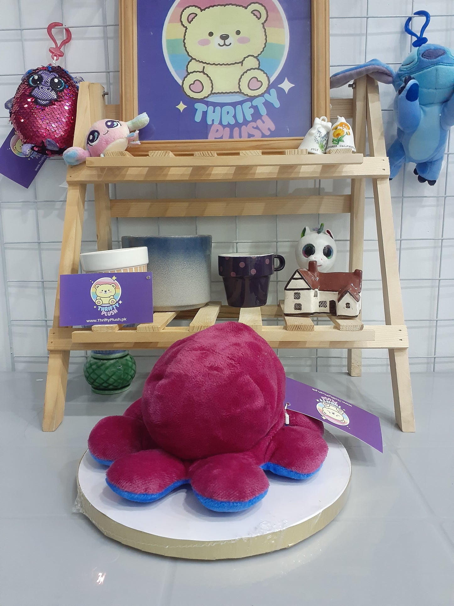 Reversible Octopus Plushie