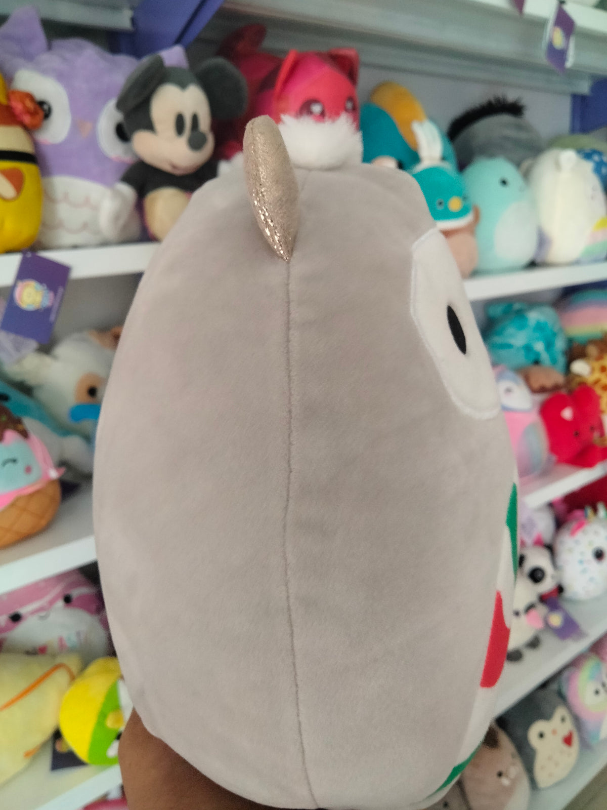 Squishmallows Nissa the Christmas Yeti plush toy.