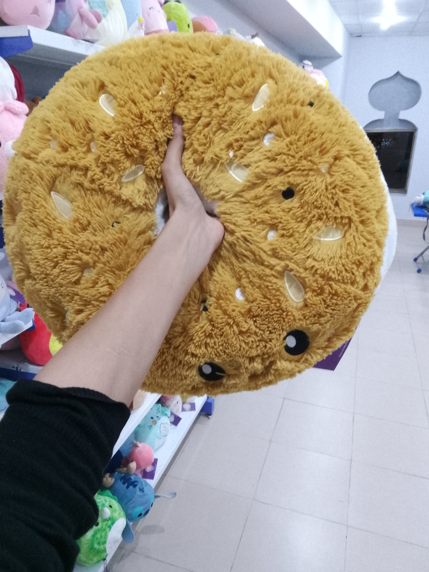 Squishable Comfort Food Bagel Plush Toy.