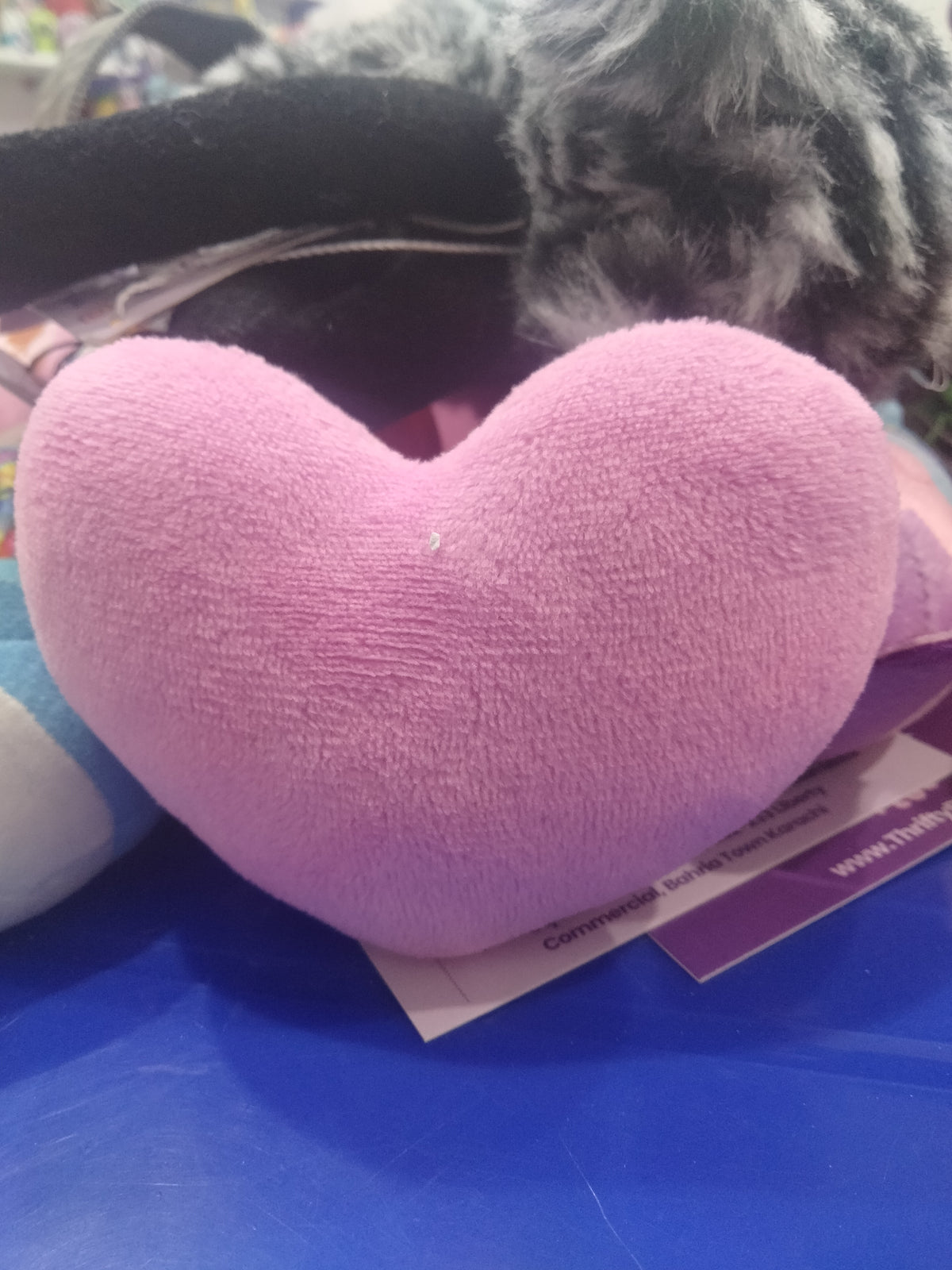 Squishmallow blue hart