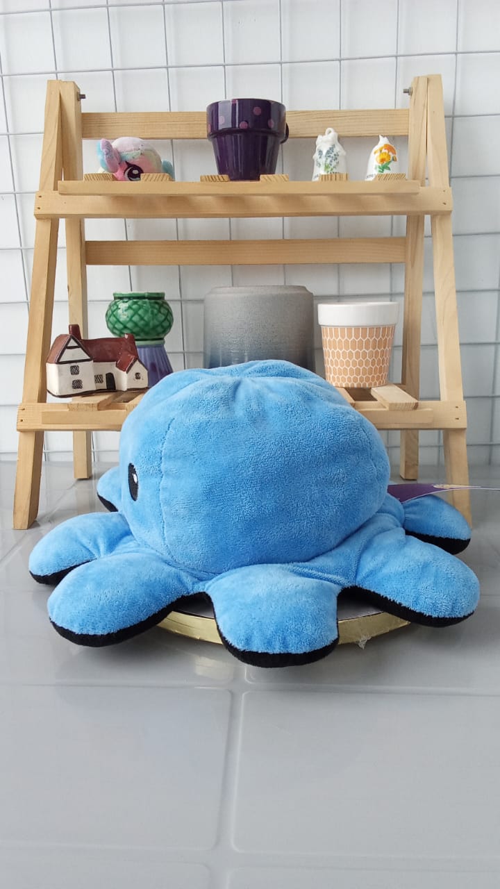 Reversible Octopus Plush Toy,