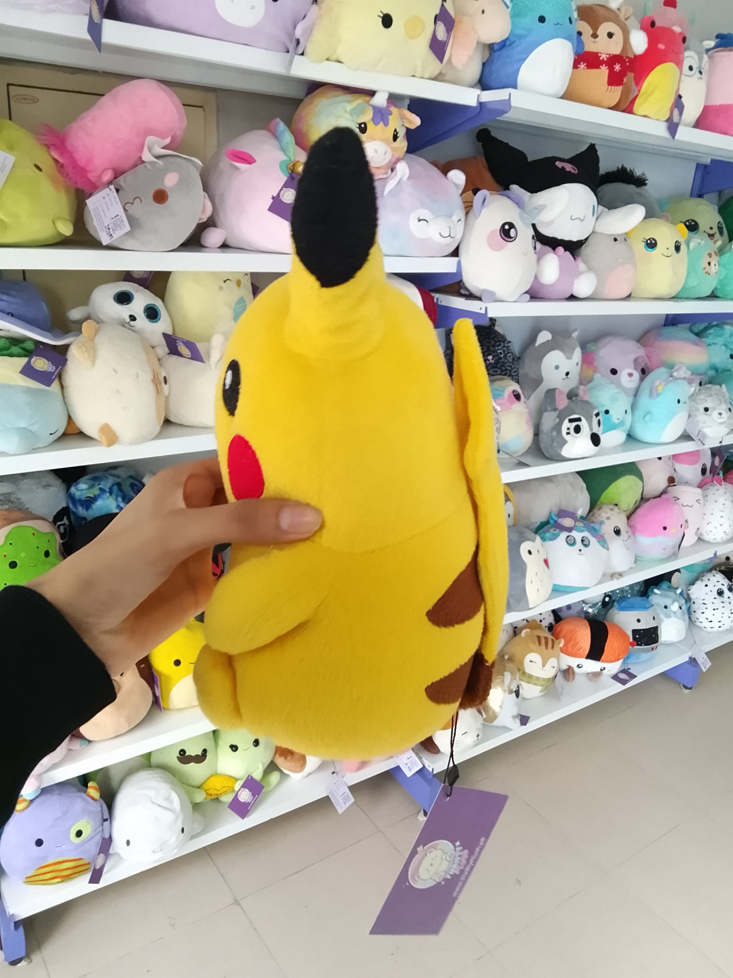 Pokémon Pikachu plush toy.