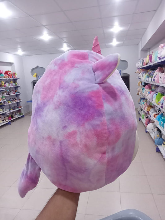 Lola the Unicorn from the Squishmallows brand.