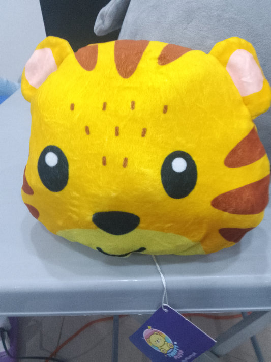 Reversible tiger plush toy.