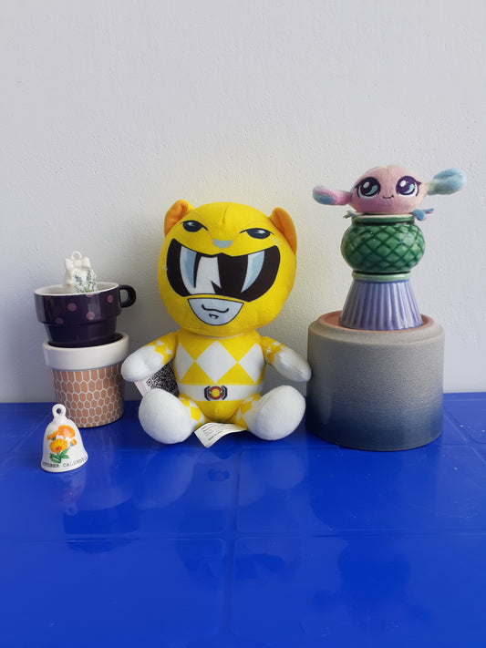 Plushie Mighty Morphin Yellow Power Ranger,