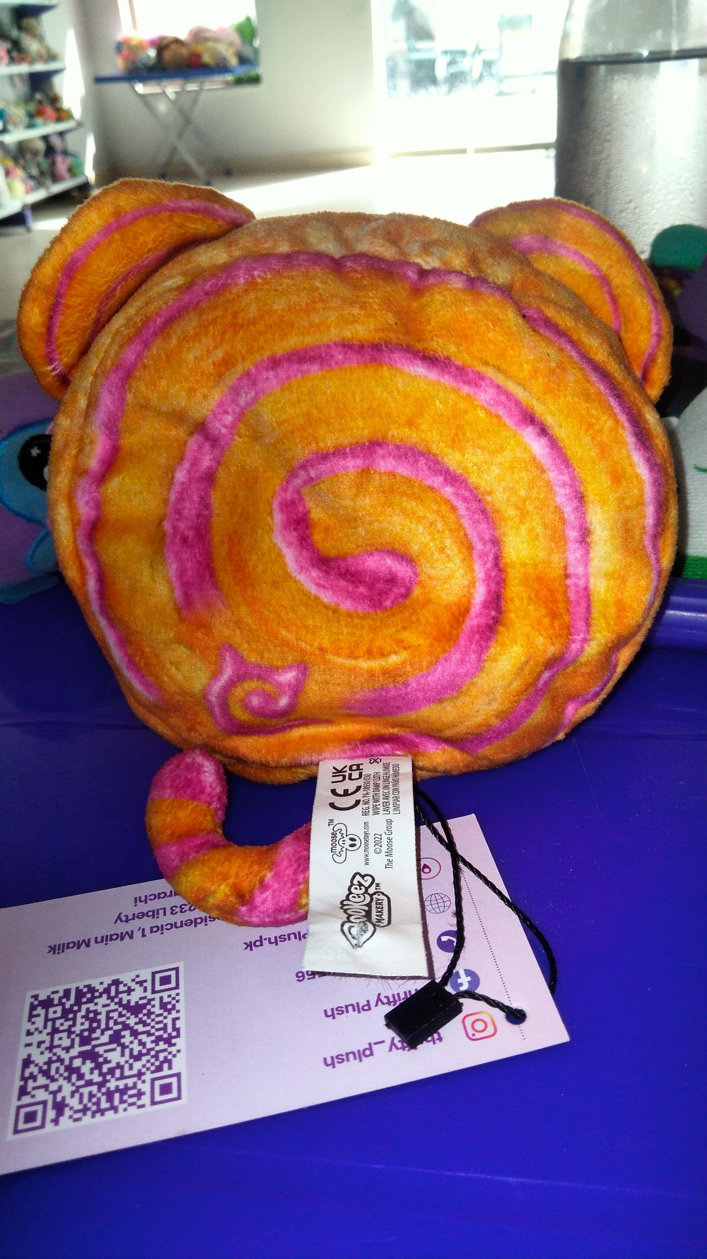 Cookeez Makery Toasty Treatz cinnamon bun scented plush toy