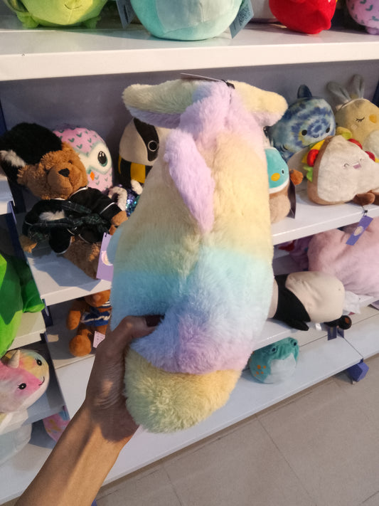 The Petting Zoo Ombrez Rainbow Dolphin Stuffed Animal