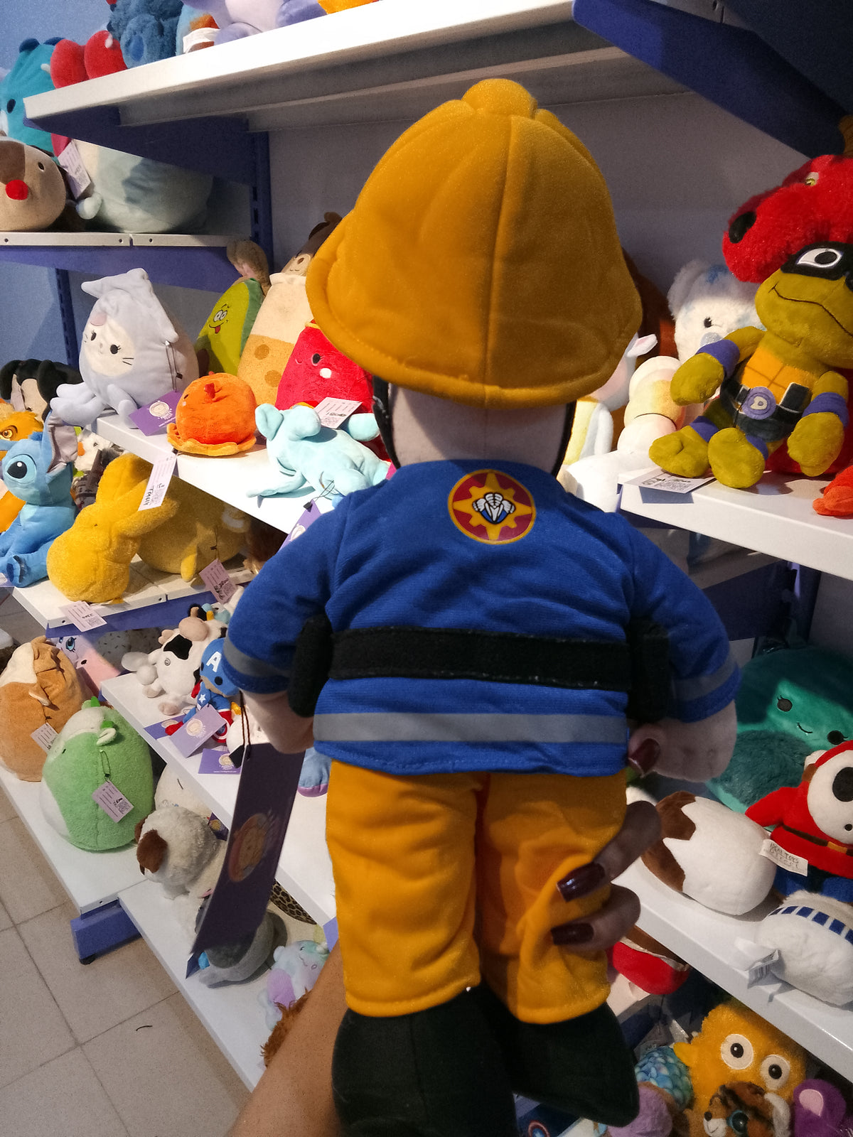 Fireman Sam Talking Plush Toy.