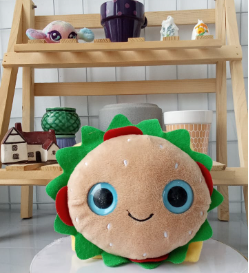 Yummy World Bunford Burger Medium Plushie