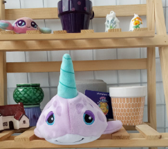 Cutetitos Collectible Plush, Specifically A Narwhalito From Series 2.