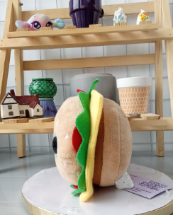Yummy World Bunford Burger Medium Plushie