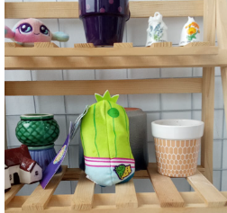 Cats vs Pickles" plush toy, 