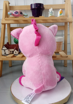 Pink Stuffed Embroidery Unicorn Plushie