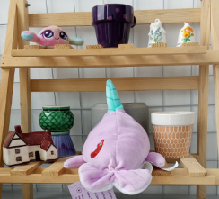 Cutetitos Collectible Plush, Specifically A Narwhalito From Series 2.