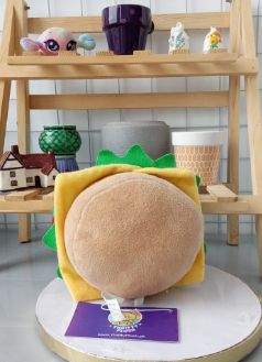Yummy World Bunford Burger Medium Plushie