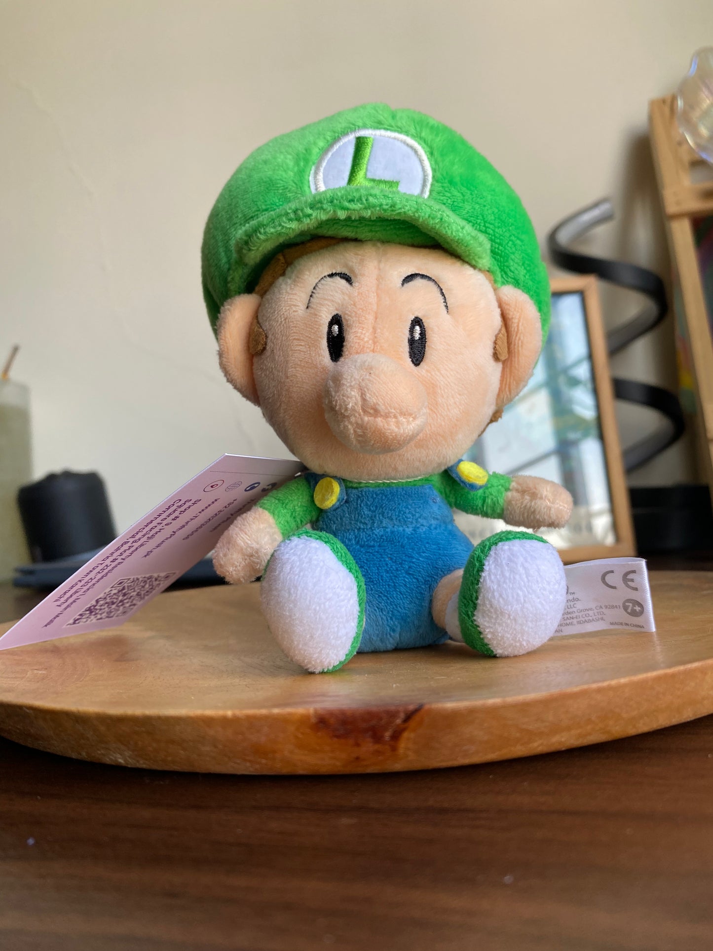 Baby Luigi plush toy 6 inch – Super Mario Bros soft toy Pakistan