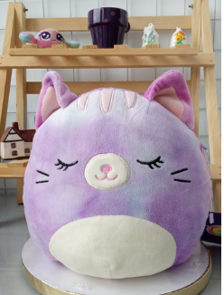 8" SUPER RARE CAELI The Purple Sleepy-Eye Squishmallow Plush