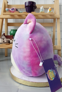 8" SUPER RARE CAELI The Purple Sleepy-Eye Squishmallow Plush