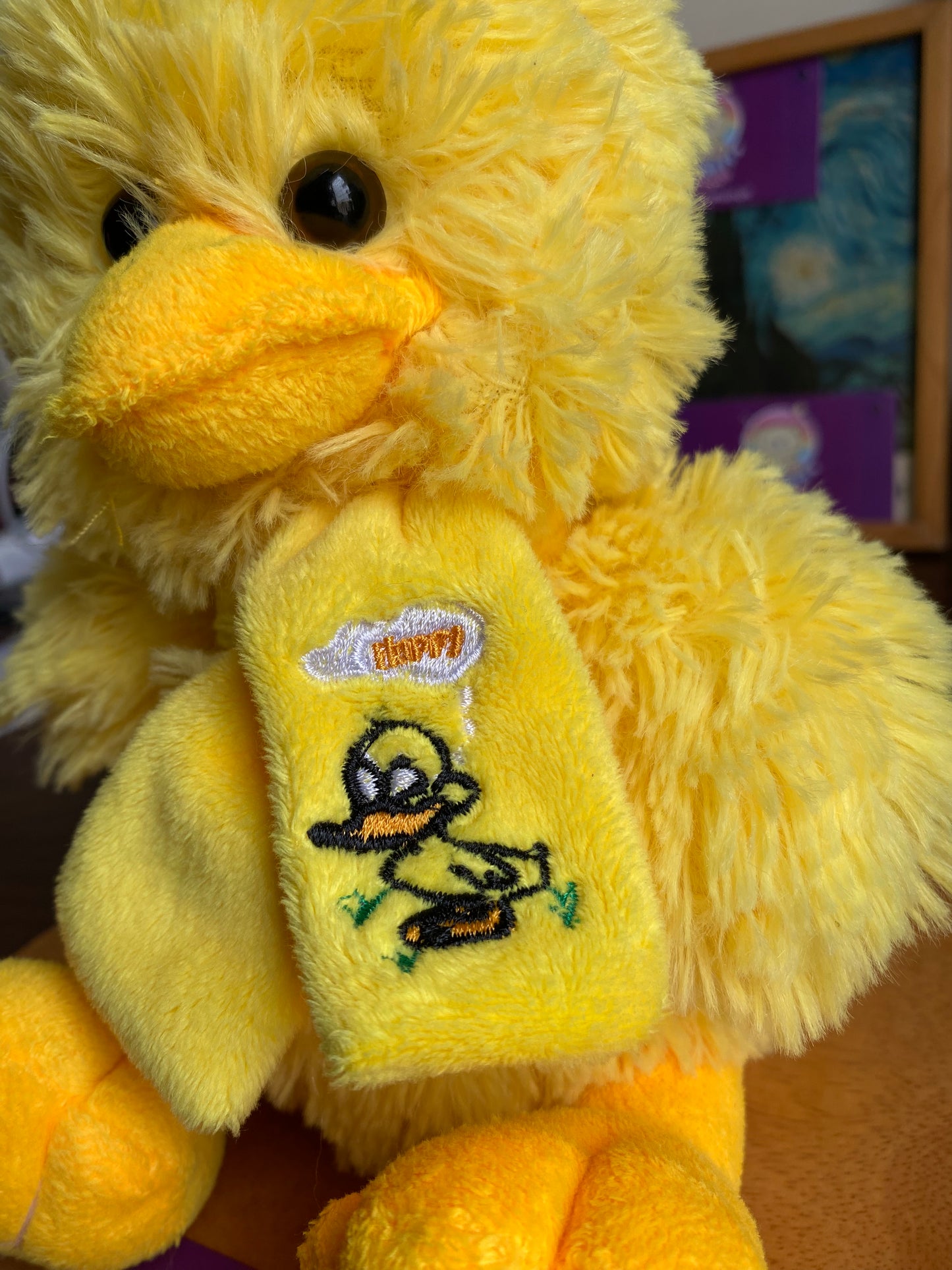 Aurora Yellow Peek A Boo Duck Yellow Plush Stuffed Animal
