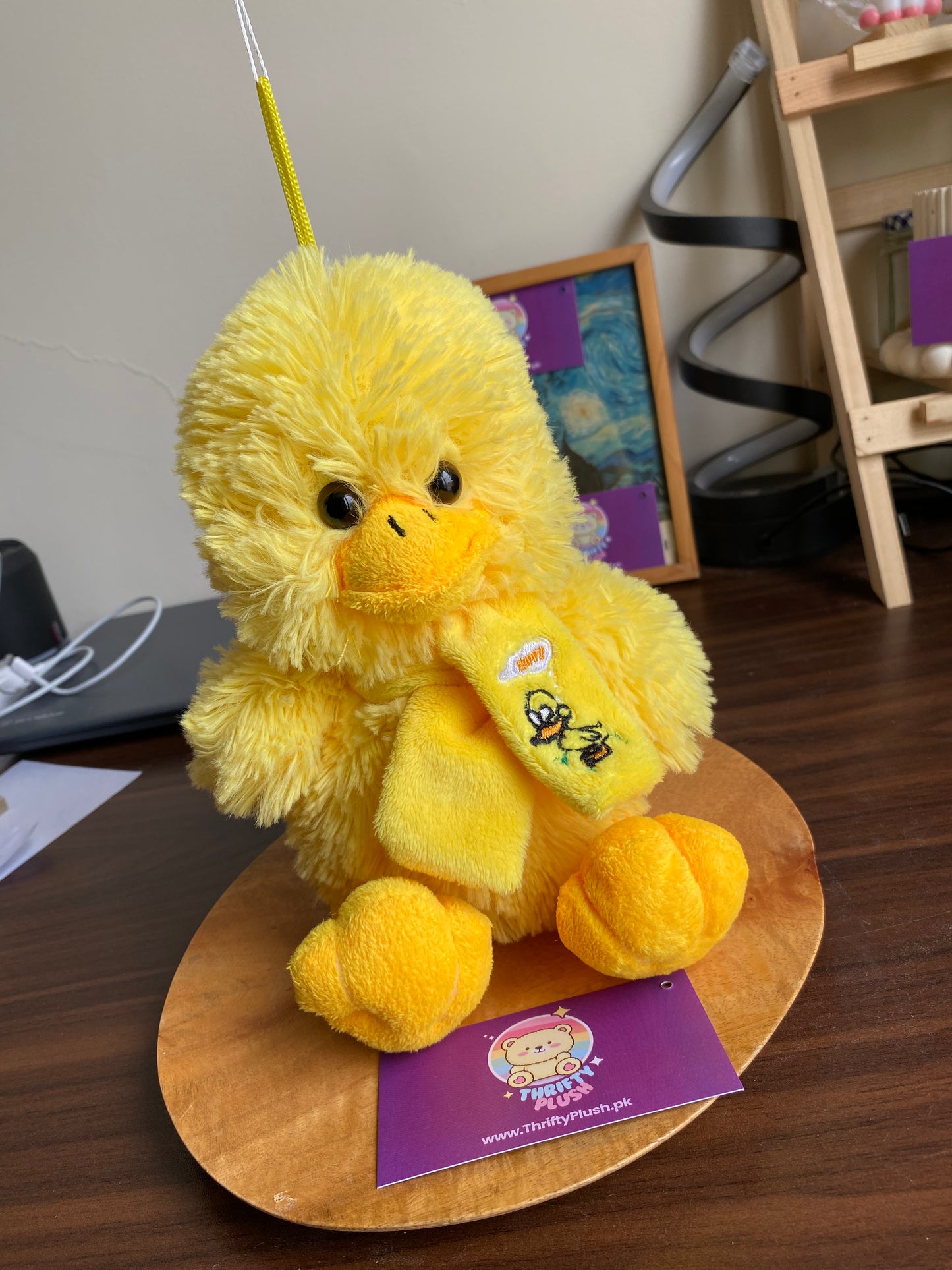 Aurora Yellow Peek A Boo Duck Yellow Plush Stuffed Animal