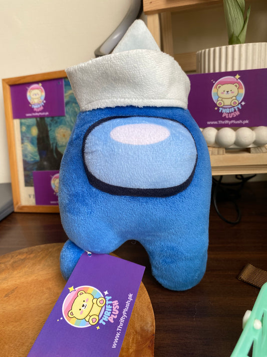 Among Us Blue sailor Crewmate Plush| Sailor Hat