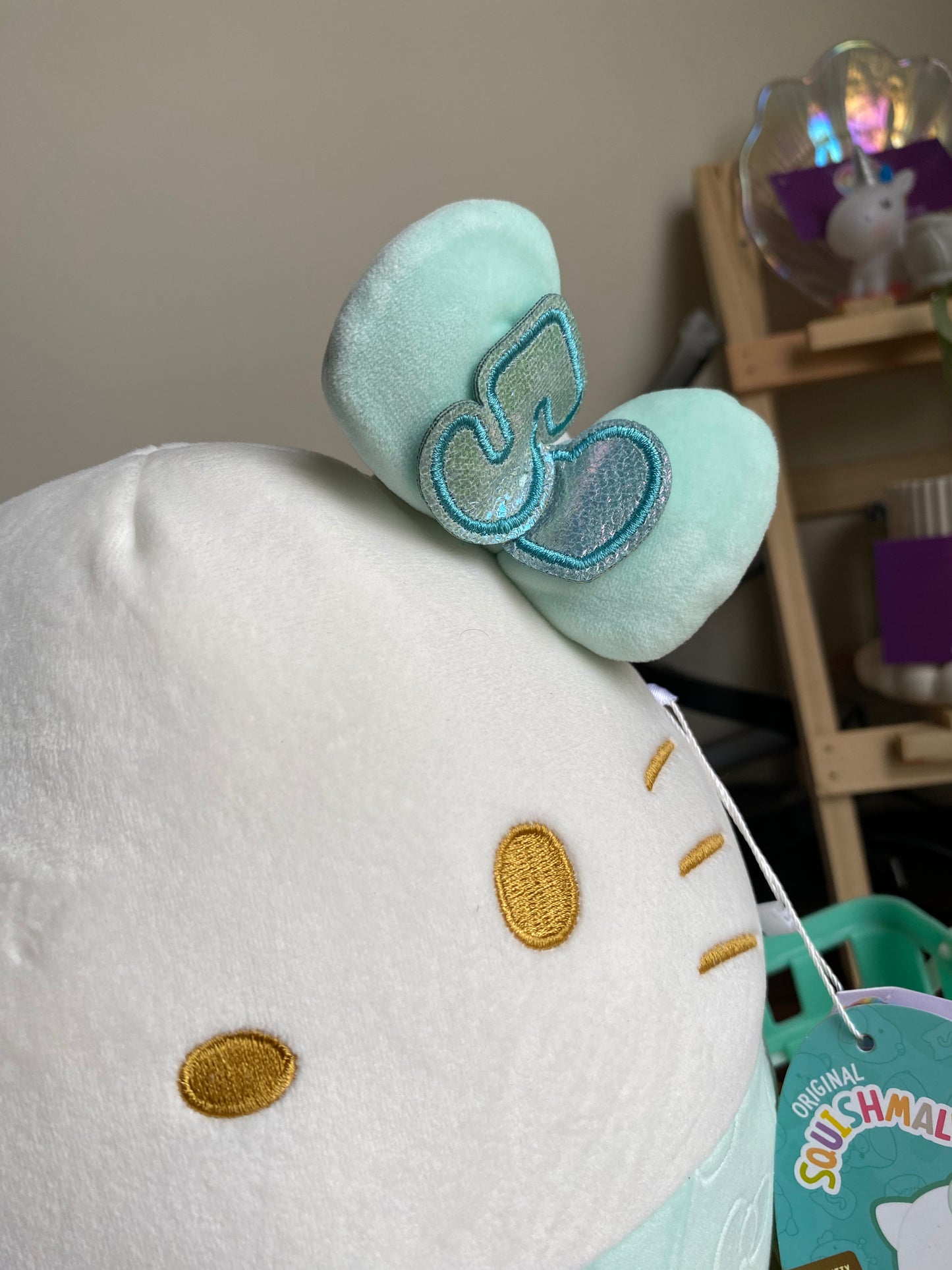 Squishmallows Hello Kitty 50th Anniversary 8inch Plush Brand New RARE Gold Eyes | Green Sanrio Hello Kitty