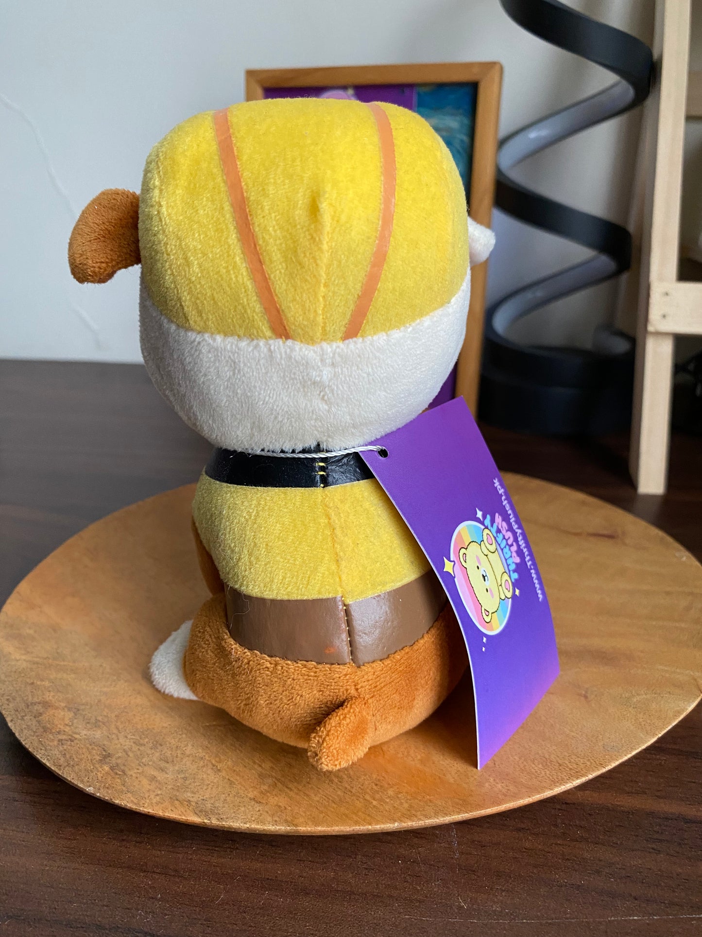 Ty Beanie Boos plush toy of Rubble the Bulldog from the Paw Patrol series| Paw Patrol Dog