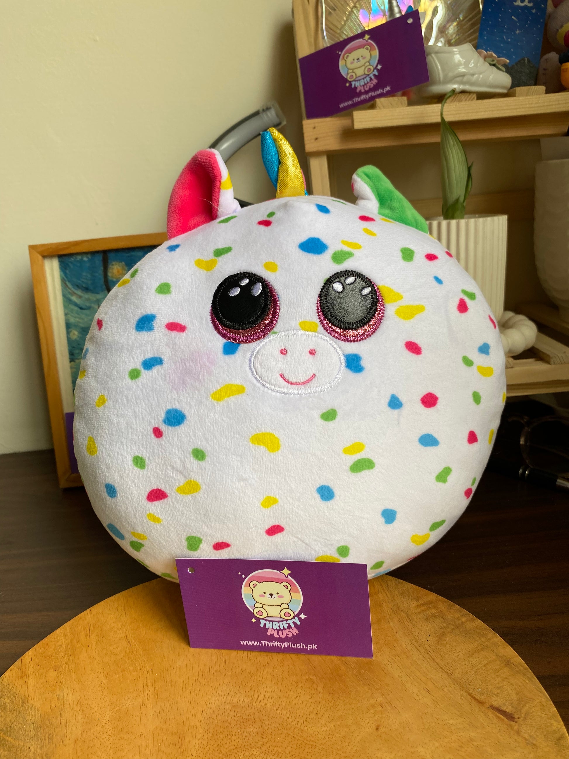 TY Squish-a-Boos Harmonie 10" Super Soft Plush Unicorn