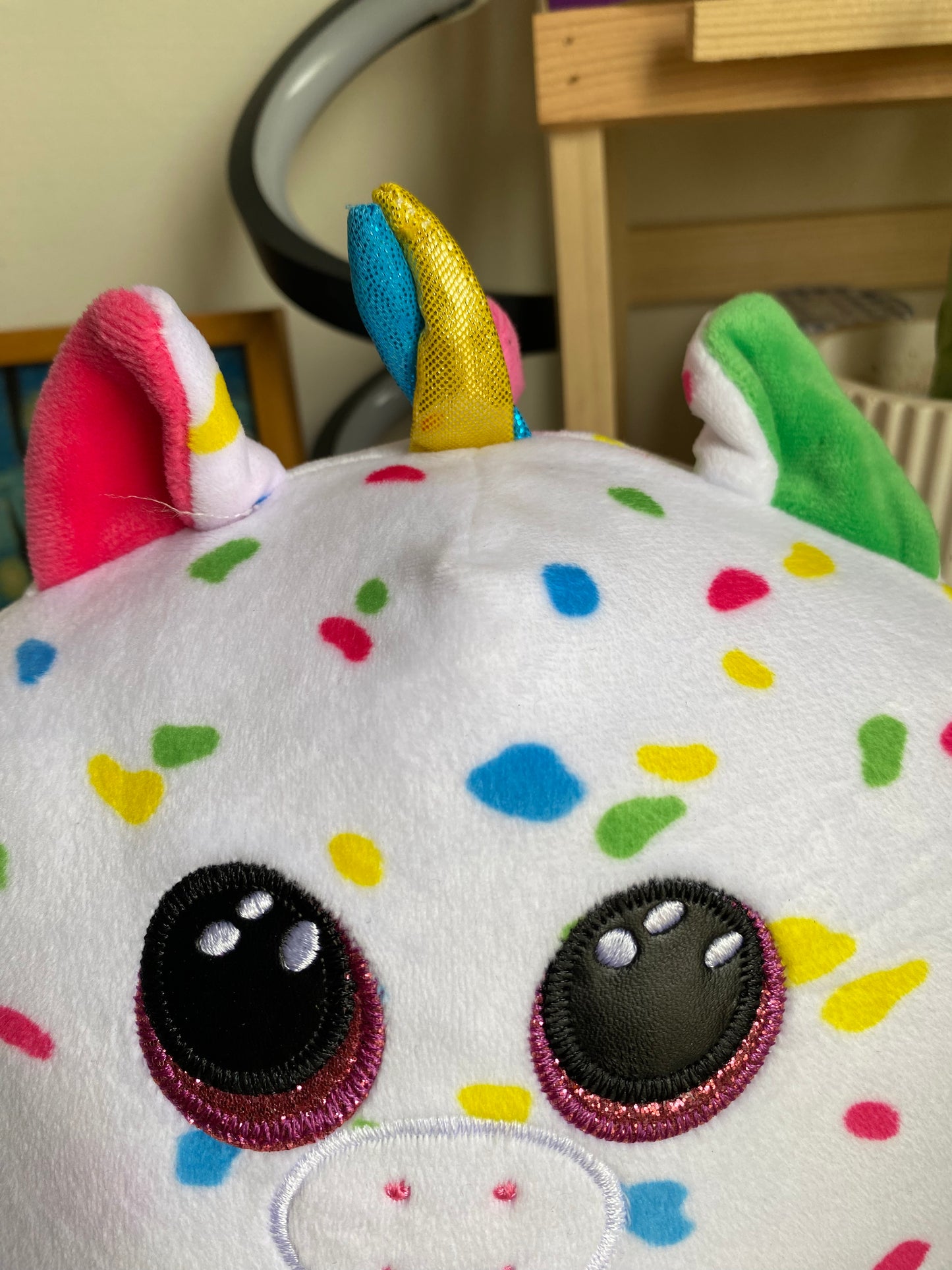 TY Squish-a-Boos Harmonie 10" Super Soft multicoloured Plush Unicorn